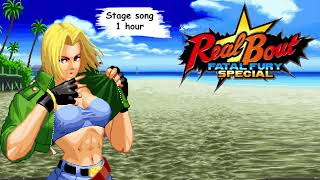 Real Bout  Fatal Fury Special  Song Terry Bogard stage 1 Hour [upl. by Elicec722]