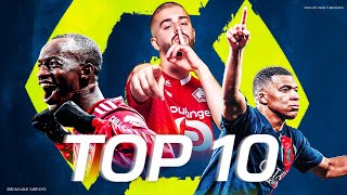 Top 10 buts  Mbappé Zhegrova Doumbia  202324  Ligue 1 Uber Eats [upl. by Louanne]