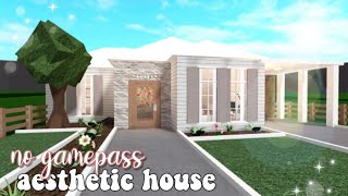 Bloxburg 18k No Gamepass Aesthetic House [upl. by Wolfe]