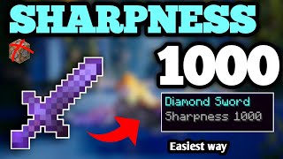 How To Get A Sharpness 1000 Sword In Minecraft 119 2023 [upl. by Zaid]