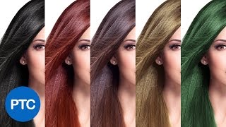 How To Change Hair Color In Photoshop  Including Black Hair To Blonde [upl. by Lorusso]