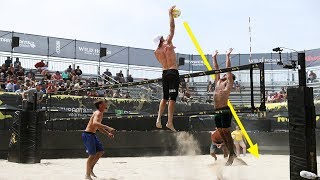 TOP 50 Poweful Beach Volleyball Spikes  2018 FIVB Beach Volleyball World Tour [upl. by Eissolf]