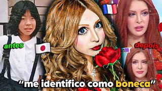 JAPONESA faz PLÁSTICAS para se tornar uma boneca FRANCESA [upl. by Ogait]