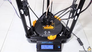 Testbericht Anycubic Kossel 3DDrucker [upl. by Esac]