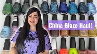 1 China Glaze Haul  Janixa  Nail Lacquer Therapy [upl. by Olmstead23]