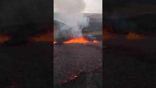 Volcano Eruption with Sound 🌋  බිහිසුණු ගිනිකඳු 🌋😲 Drone Video 🌋volcanoeruption volcano sound 🌋 [upl. by Avonasac214]