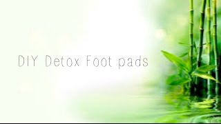 How to Make DIY Detox Foot Pads [upl. by Hilaire]