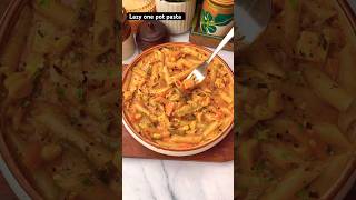 Lazy OnePot Pasta Quick amp Easy Dinner 🍝  OnePotPasta EasyRecipes QuickDinner LazyCooking [upl. by Analra]