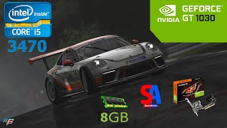 rFactor2 gt 1030 i5 3470 8gb ram game test [upl. by Dolli947]