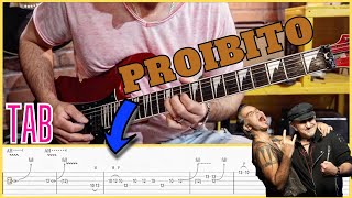 Proibito  Litfiba quotTutorialquot con TAB  Lezione Chitarra [upl. by Merrow]