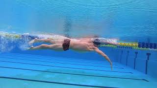 My Best Attempt At An Easy 100m Freestyle In 110 [upl. by Nortal]