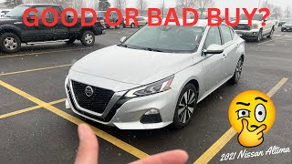 I BOUGHT A 2021 NISSAN ALTIMA FROM DEALER ONLY AUCTION  GOOD OR BAD DEAL [upl. by Llenoil]