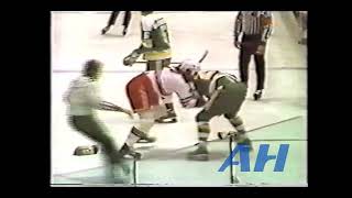 NHL Jan 15 1979 Dave MaloneyNYR v Tom YounghansMIN New York Rangers Minnesota North Stars [upl. by Lokcin]