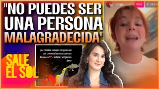 VIDEO ¡Brigitte SÍ llamó MALAGRADECIDA a Gala Montes tras pleito con STYLIST  Sale el Sol [upl. by Claudy14]