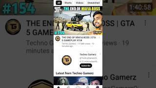 Finally new video of GTA 5 154 ft TechnoGamerzOfficial THE END OF MAFIA BOSS technogamerz gta5 [upl. by Aisatna]