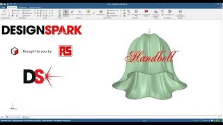 DesignSpark Mechanical Work  Handlbell  3д работа  колокольчик [upl. by Volding]