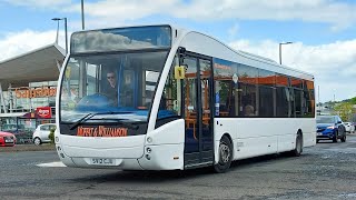 Moffat amp Williamson Optare Versa V1110 SV12 CJU on service 88 [upl. by Crelin98]