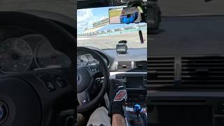 S54 Screaming E46 M3 With Bimmerworld Track Exhaust Ripping Down Front Straight Of HomesteadMiami [upl. by Pincus]