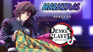 Hashiras react to RANDOM TIKTOKS  COMPILATION  Gacha club  Demon slayer react [upl. by Thordia]