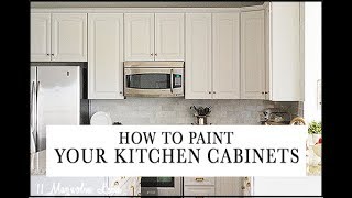 How to Easily Paint your Kitchen Cabinets with the HomeRight Paint Sprayer [upl. by Fessuoy948]