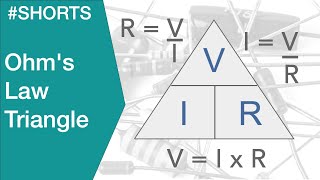 Ohms Law Triangle SHORTS [upl. by Suhploda]