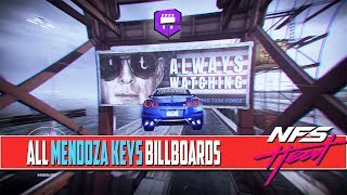 Need For Speed Heat All BILLBOARD Locations Mendoza Keys [upl. by Adnohsirk100]