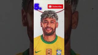 which neymars hairstyle do you like football creative art shorts [upl. by Atelahs]