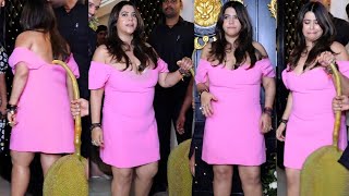 Ekta Kapoor Shocking Weight Gain and Looking Uncomfortable In Her Dress [upl. by Demitria]