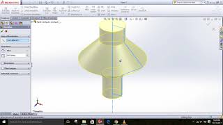 Revolved BossBase on Solidworks Tutorial [upl. by Anielram]