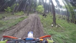 Ktm exc 200 hill climb  gopro [upl. by Amahcen742]