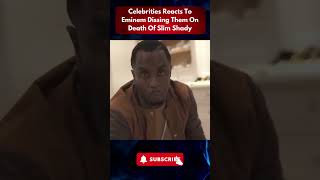 Celebrities Reacts To Eminem Dissing Them On Death Of Slim Shady Part 4 [upl. by Ahsekyt295]