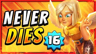 OUT HEAL ANY DAMAGE LEVEL 16 BATTLE HEALER DECK 😈 — Clash Royale [upl. by Waring]