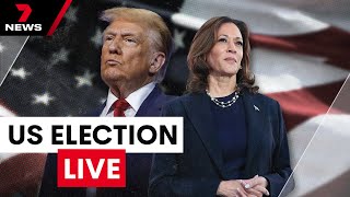 LIVE US ELECTION 2024 Donald Trump vs Kamala Harris  7NEWS [upl. by Camey570]