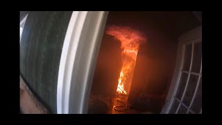 Helmet Cam Initial attack Hardin County Fire Dept [upl. by Jovita]