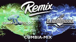 Banda El Recodo vs La Arrolladora Banda El Limon  DJ REMIX  Cumbias Mix [upl. by Ahtreb]