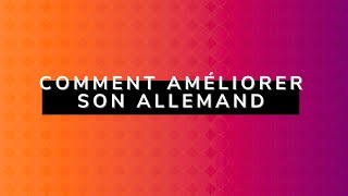 Comment améliorer son allemand [upl. by Acirederf]