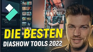 DIE BESTEN Diashow Erstellen Tools 2022  Filmora [upl. by Hnahc]