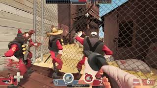 tf2 demomen laughing at 2fort cow [upl. by Itsa522]