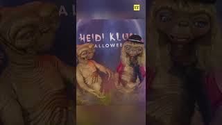 Heidi Klum is spilling the tea behind her ET Halloween costume heidiklumhalloween [upl. by Nawat]