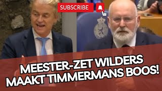 MEESTERZET Wilders maakt Timmermans BOOS [upl. by Moguel498]