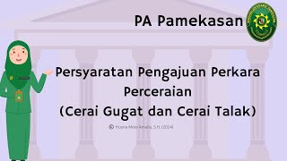 Persyaratan Pengajuan Perkara Perceraian [upl. by Emsoc]