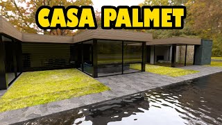 CASA PREFABRICADA DE 15X30 METROS 🚧 CASA CAMPESTRE MODERNA DE 400 M2 EN COLOMBIA 1 PISO [upl. by Drwde128]