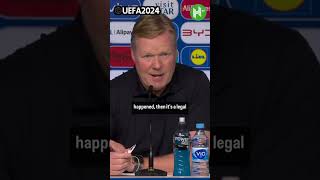 Koeman FUMING with VAR call to deny Dutch goal😤 [upl. by Ury507]