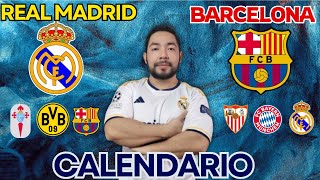 CALENDARIO CANDENTE Real Madrid y Barcelona detalles [upl. by Raab]