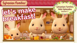 Good Morning The Chocolate Rabbit Family  Mini Episodes Season 2 Ivy 1  Sylvanian Families [upl. by Odraboel]