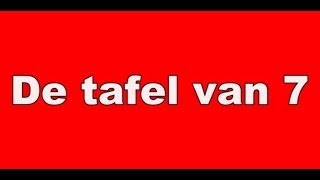 De tafel van 7 leren tafeltjes tafels leren [upl. by Shakespeare]