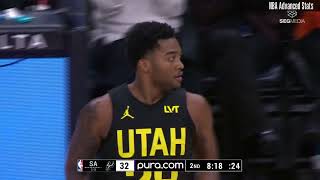 Brice Sensabaugh 5 pts 3 reb 1 ast vs San Antonio Spurs  20241031 [upl. by O'Mahony]