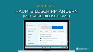 Hauptbildschirm ändern Mehrere Bildschirme Windows 11 [upl. by Mccormac43]