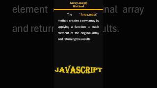 arraymap in js  javascript [upl. by Sirehc79]