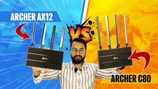 দেখতে এক হলেও কেন ভিন্ন TPLink Archer AX12 vs Archer C80 Router Comparision and Reivew [upl. by Carlo857]